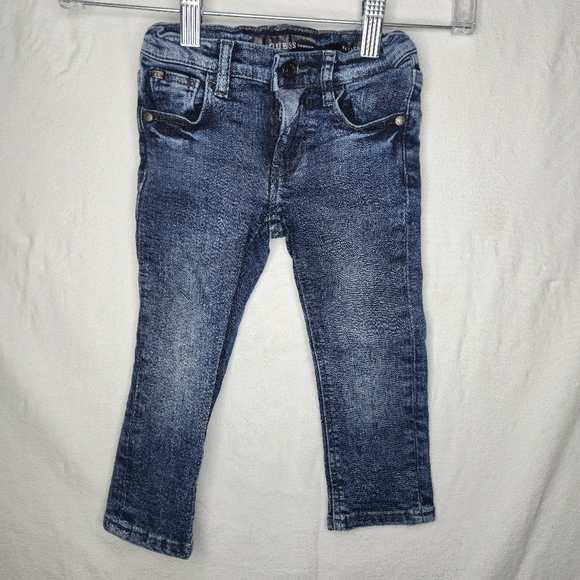 Guess Other - Guess Kids Denim Blue Jeans With Elastic Waist Adjustment Size 2
